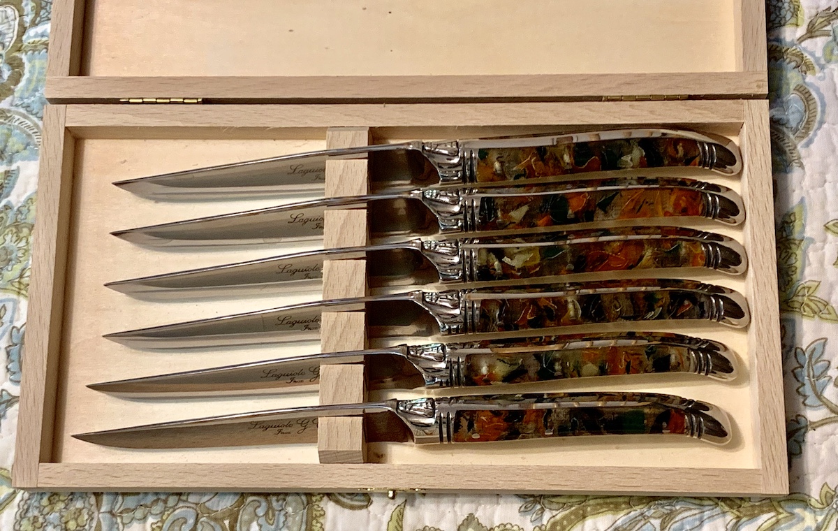 Lou Laguiole Louis Steak Knives, Set of 6